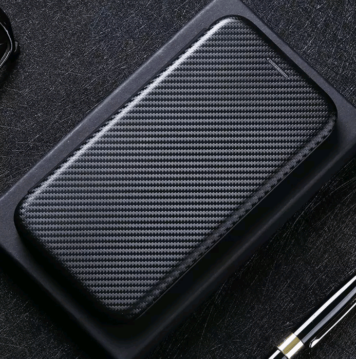 Книжка Carbon Book для Oppo Reno 7 5G чорний-0