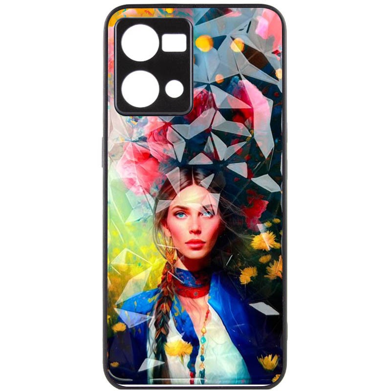 Накладка Ladies для Oppo Reno 7 4G Квітуча Україна-0