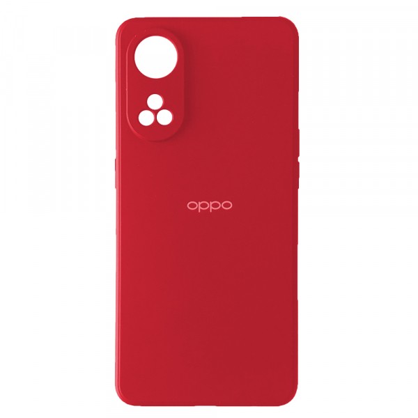 Silicone Case Full для Oppo Reno 8T Red-0