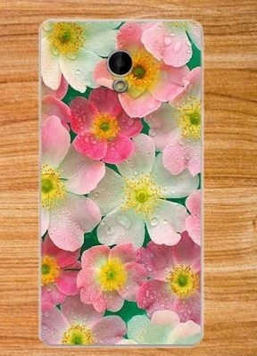 Чехол для Prestigio Grace S5 PSP5551 DUO "Цветы в росе"   (силикон)-0