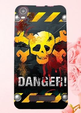 Чехол для  Prestigio Wize M3 PSP3506 DUO "Danger" (силикон)-0