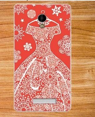 Чехол для Prestigio Muze C3 3504 DUO "Платье" (силикон)-0