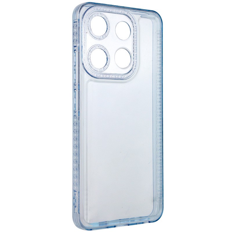 Накладка Starfall Clear для Tecno Pop 7/Spark GO 2023/Smart 7 (Блакитна)-1