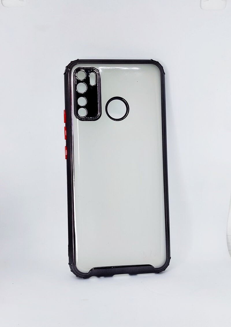 Накладка AirBamp Electroplating для Tecno Camon 15 Black-0