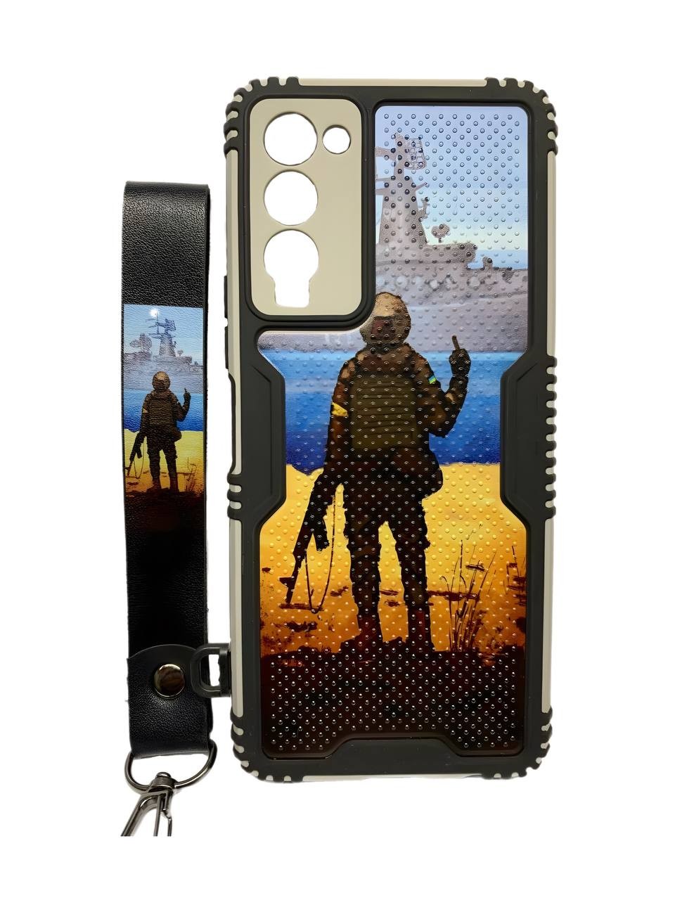 Накладка Armor Guardian Print для Tecno Camon 18/18 P Black-0
