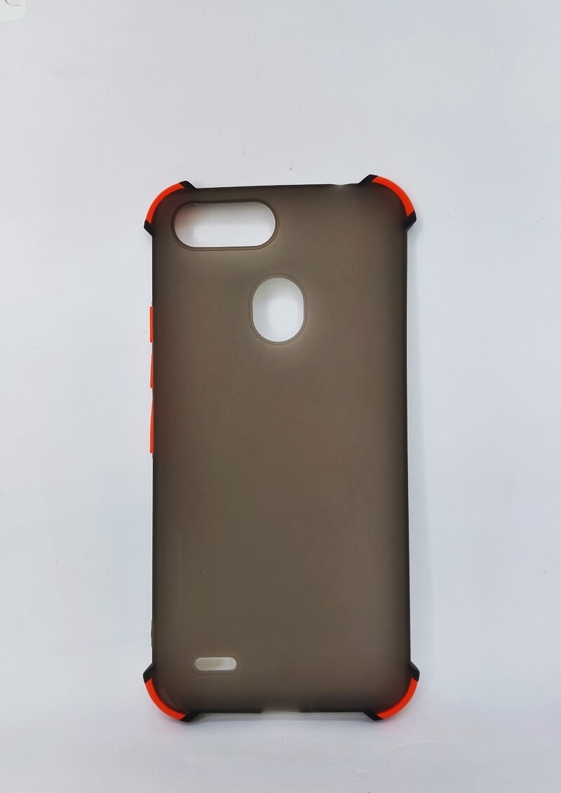 Накладка Ease Glossy Buttons для TECNO POP 2F чорна-0