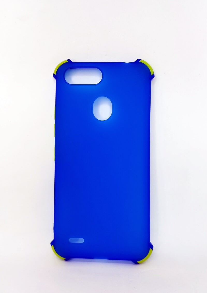 Накладка Ease Glossy Buttons для TECNO POP 2F синя-0
