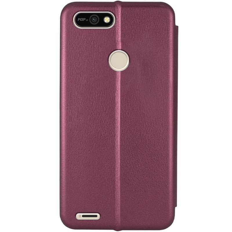 Книжка Premium для TECNO Pop 2F бордова-1