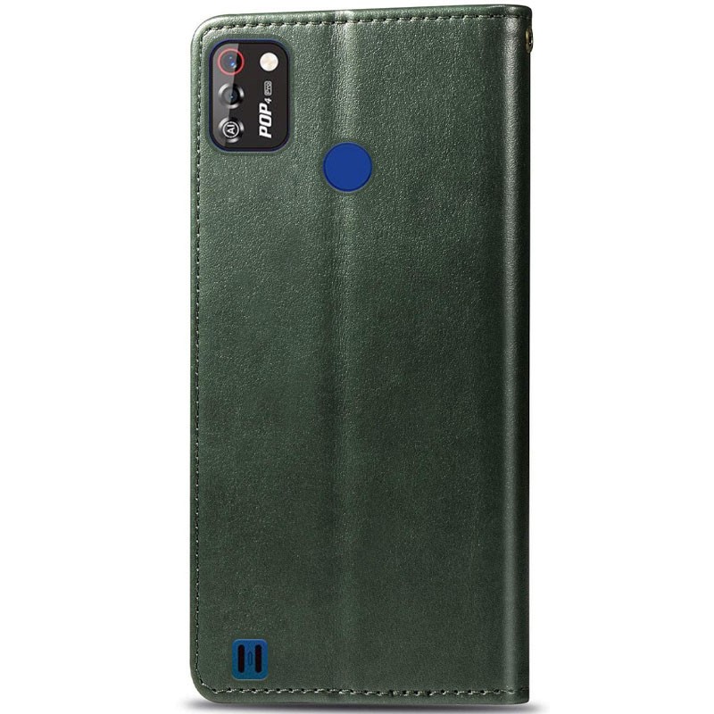 Книжка GETMAN Gallant для TECNO Pop 4 Pro зелена-1