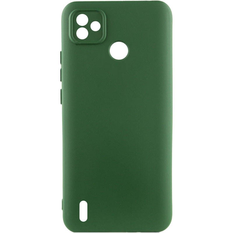 Silicone Cover Full without Logo (A) для Tecno Pop 5 (Dark green)-0