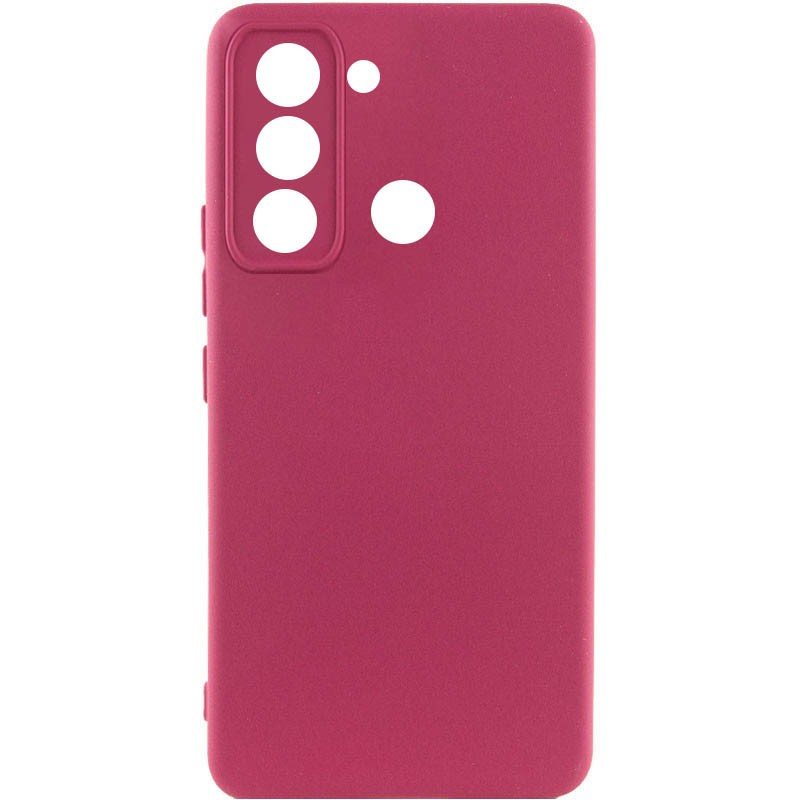 Silicone Cover My Color Full Camera (A) для Tecno Pop 5 LTE (Marsala)-0