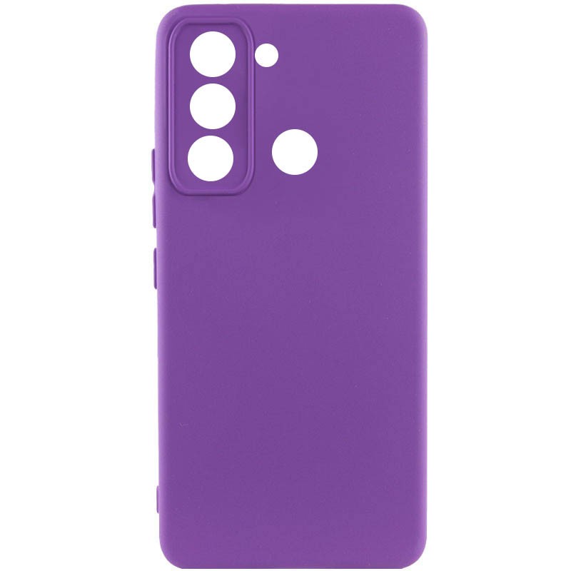 Silicone Cover My Color Full Camera (A) для Tecno Pop 5 LTE (Purple)-0