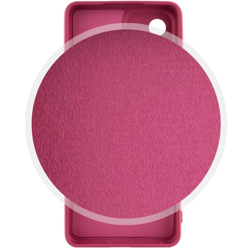 Silicone Cover Full Camera without Logo (A) для Tecno Pop 6 Pro (Marsala)-1