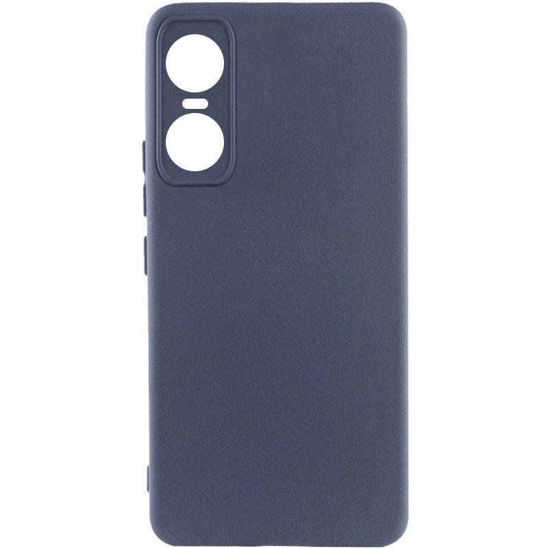 Silicone Cover Full Camera without Logo (A) для Tecno Pop 6 Pro (Midnight Blue)-0