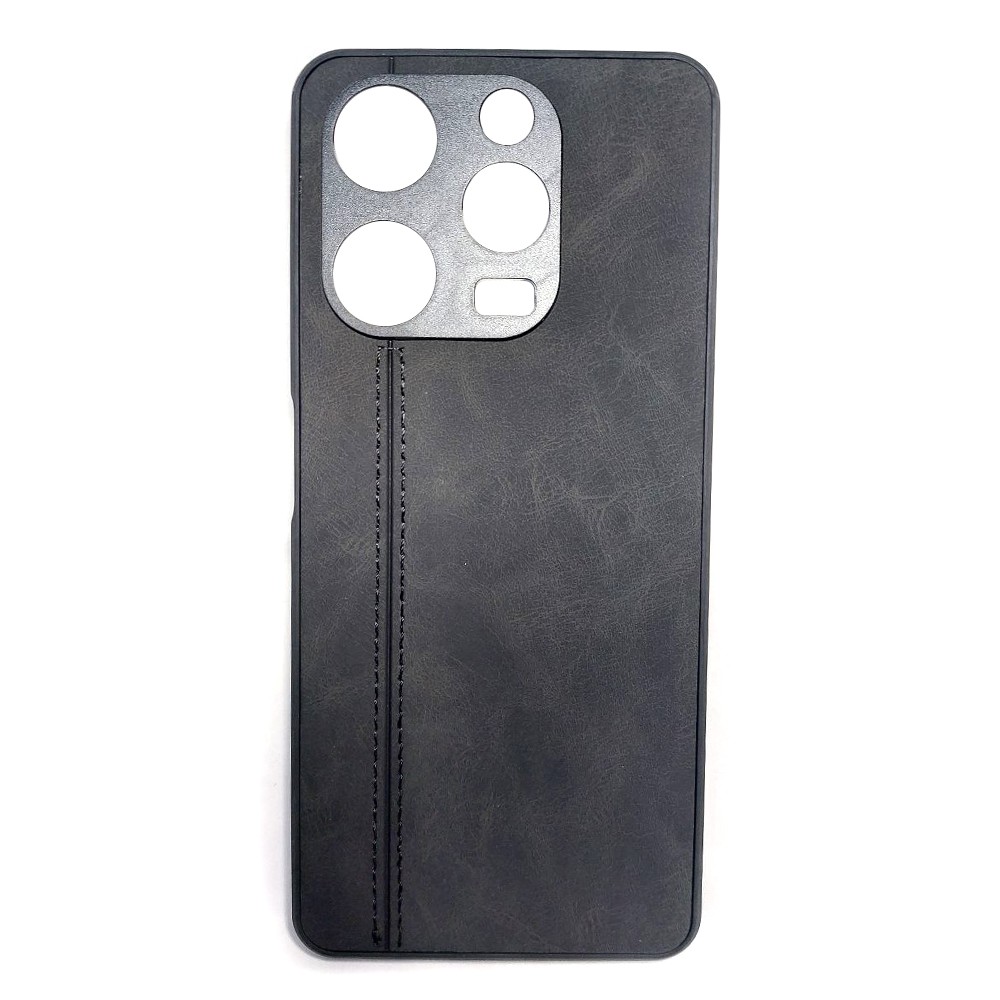 Накладка Leather Case для Tecno Spark 10 Pro Black-0