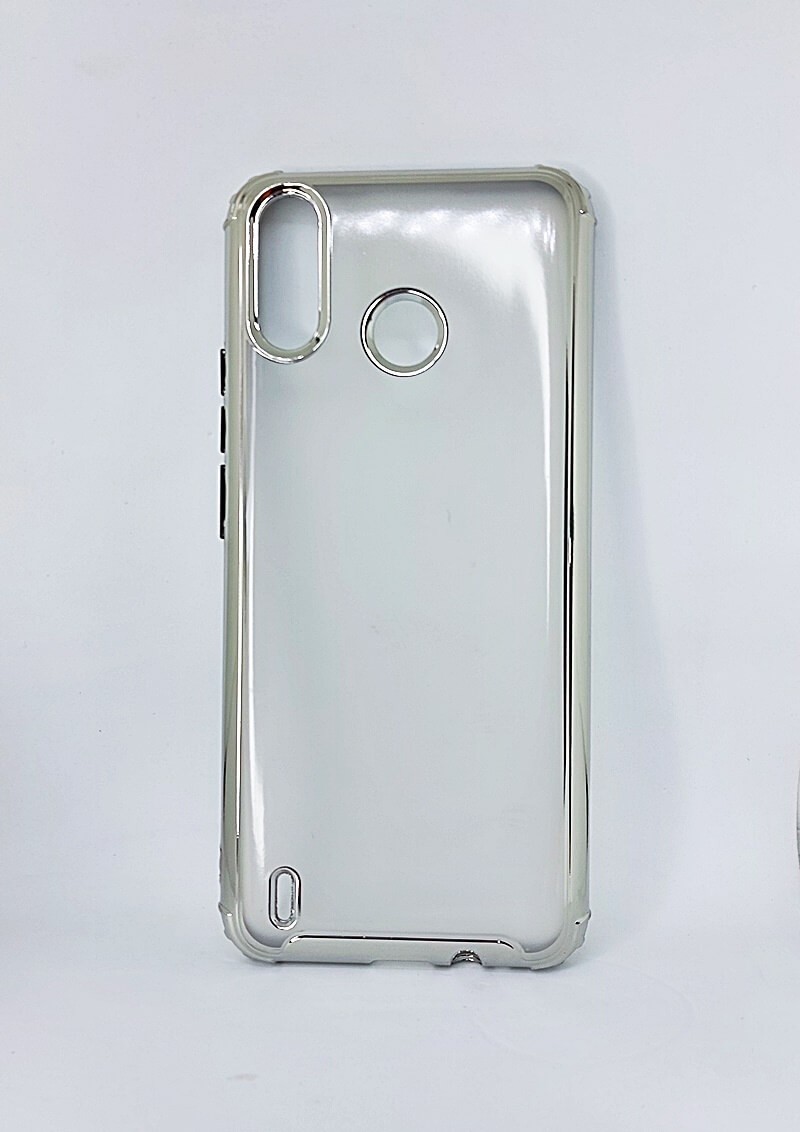 Накладка AirBamp Electroplating для Tecno Spark 4 Lite (BB4k )Silver-0