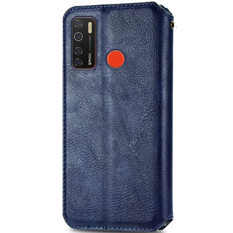 Книжка GETMAN Cubic для TECNO SPARK 5 Pro/Tecno Camon 15 синя-1