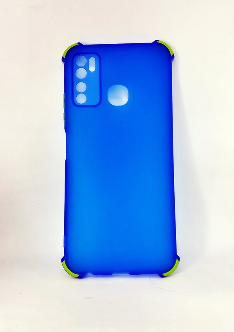 Накладка Ease Glossy Buttons Full Camera для TECNO Spark 5 Pro синя-0