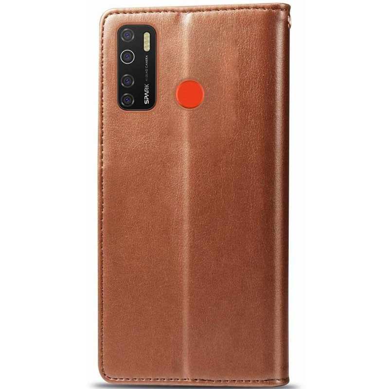 Книжка GETMAN Gallant для TECNO Spark 5 Pro коричнева-1