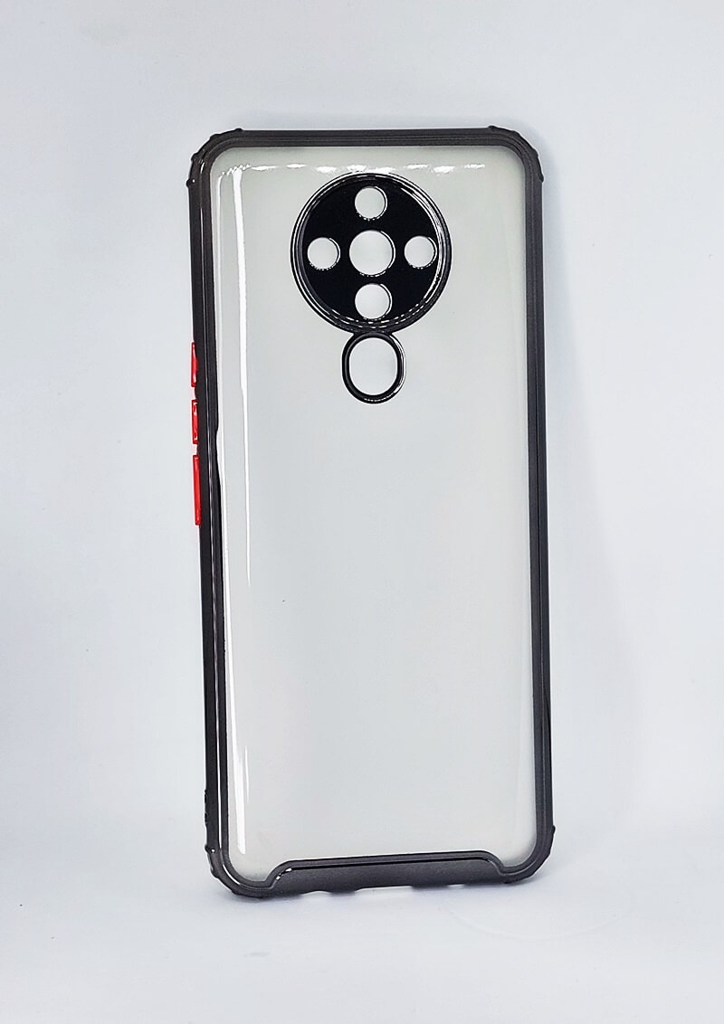 Накладка AirBamp Electroplating для Tecno Spark 6 (KE7) Black-0