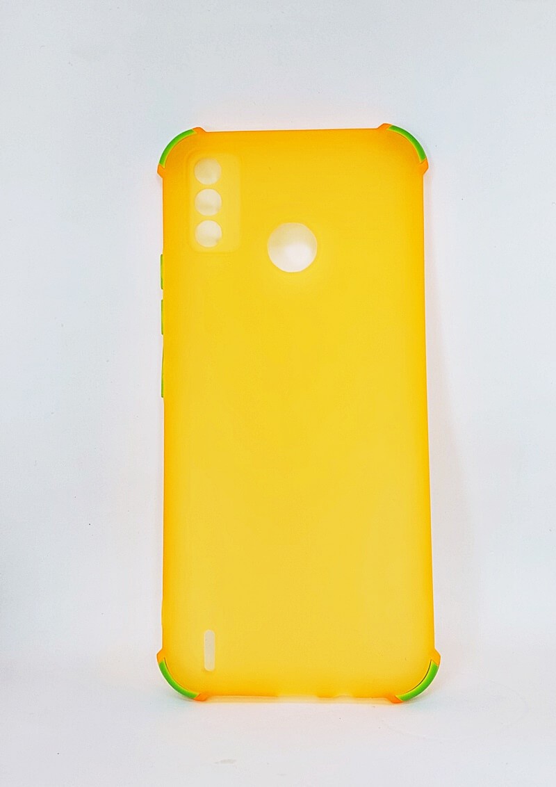 Накладка Ease Glossy Buttons Full Camera для TECNO Spark 6 Go помаранчева-0