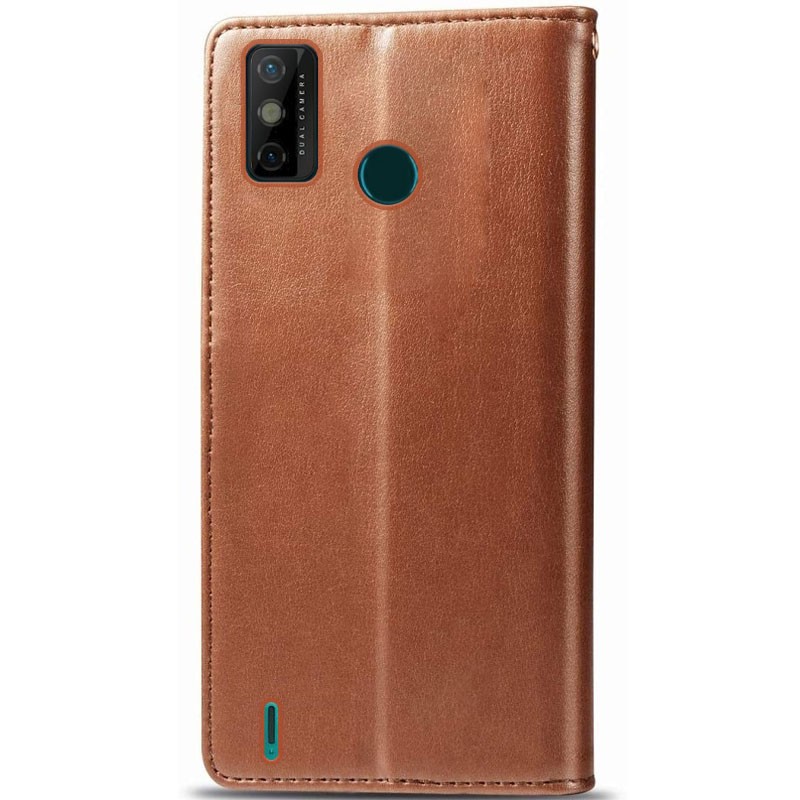 Книжка GETMAN Gallant для TECNO Spark 6 Go коричнева-1