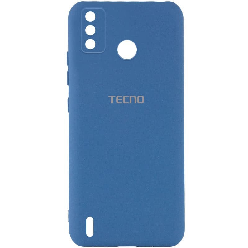 Silicone Cover My Color Full Camera (A) для Tecno Spark 6 GO (Navy blue)-0