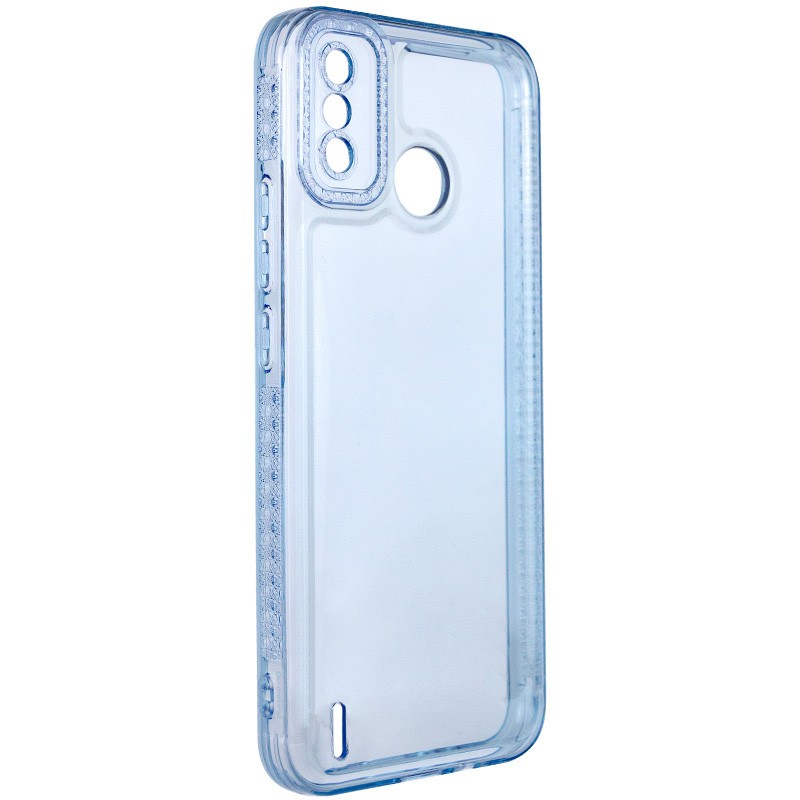 Накладка Starfall Clear для Tecno Spark 6 GO/GO 2020/GO 2021 (Блакитна)-1