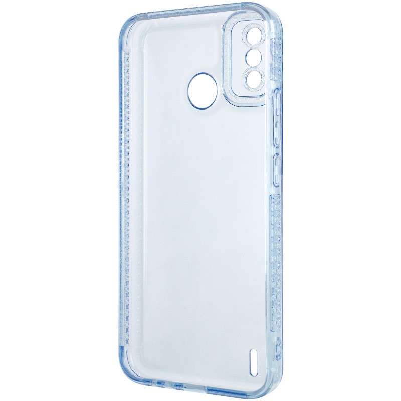 Накладка Starfall Clear для Tecno Spark 6 GO/GO 2020/GO 2021 (Блакитна)-2