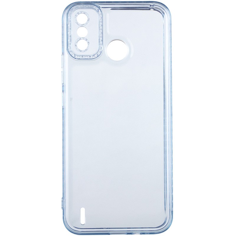 Накладка Starfall Clear для Tecno Spark 6 GO/GO 2020/GO 2021 (Блакитна)-0