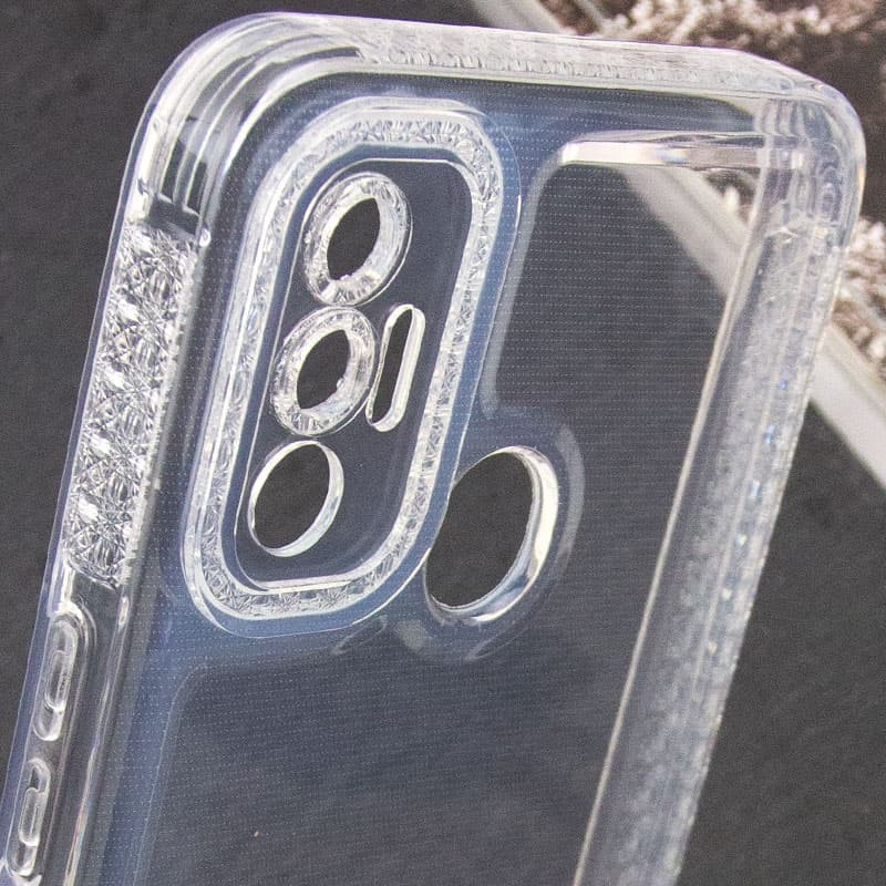 Накладка Starfall Clear для Tecno Spark 7  (Прозора)-3