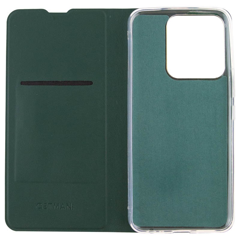 Книжка GETMAN Elegant (PU) для TECNO Spark 8C/GO 2022  (Зелена)-3