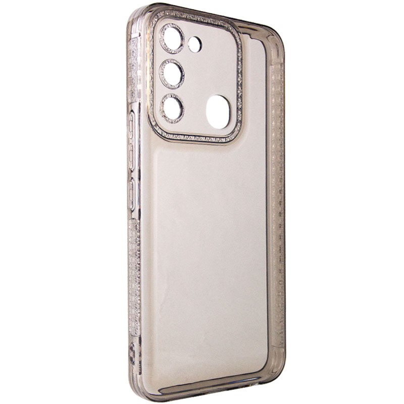 Накладка Starfall Clear для Tecno Spark 8С/GO 2022/Spark 9 (Сіра)-1