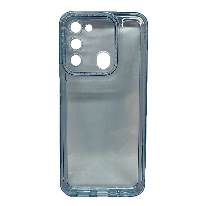 Накладка Starfall Clear для Tecno Spark 8С/GO 2022/Spark 9 (Блакитна)-0