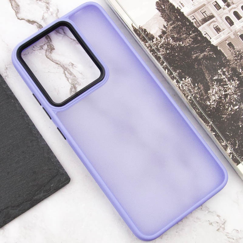 Накладка TPU+PC Lyon Frosted для TECNO Spark Go 2023 (BF7n)/Pop 7 (BF6)/Infinix Smart 7 (Purple)-2