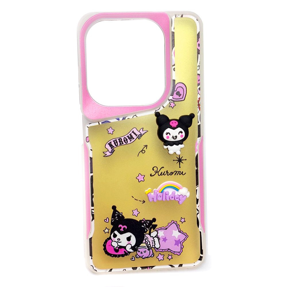Чохол накладка  Cute Animals 3D для TECNO Spark Go 2024/POP 8/Spark 20/Spark 20C/Infinix Smart 8/Hot 40i (Kuromi)-0