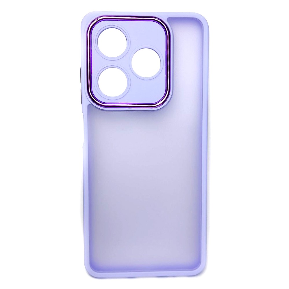 Накладка Luxury Metal Lens для TECNO Spark Go 2024/POP 8/Spark 20/Spark 20C/Infinix Smart 8/Hot 40i (Бузковий)-0