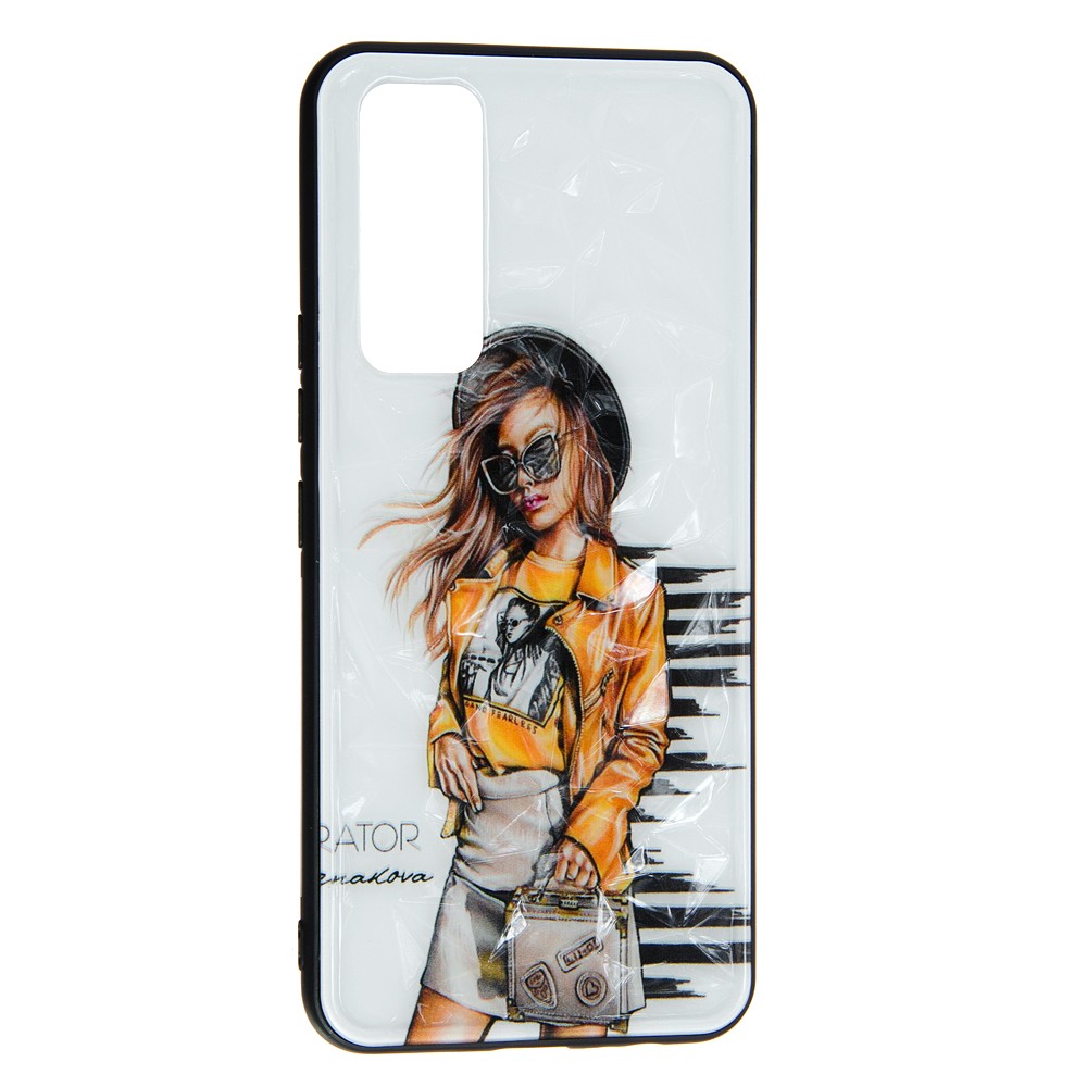 Накладка Ladies для Vivo V20 SE Girl Yellow-0
