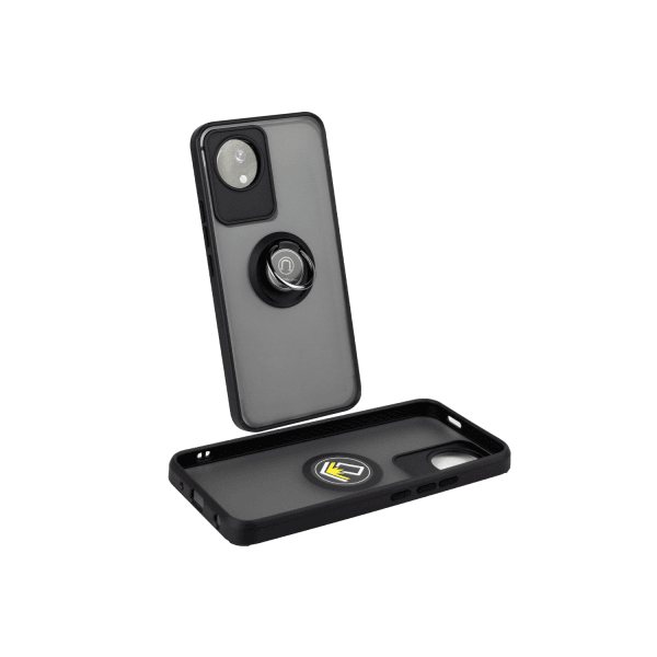 Накладка Totu Gingle Ring для Vivo Y02 4G чорна-0