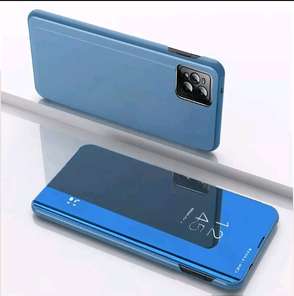 Книжка Clear View для Vivo Y21/Y33s (Синя)-0