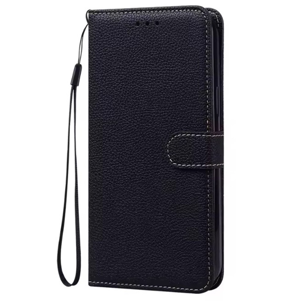 Книжка Leather для Vivo Y31/Y33/Y51/Y53s чорна-0