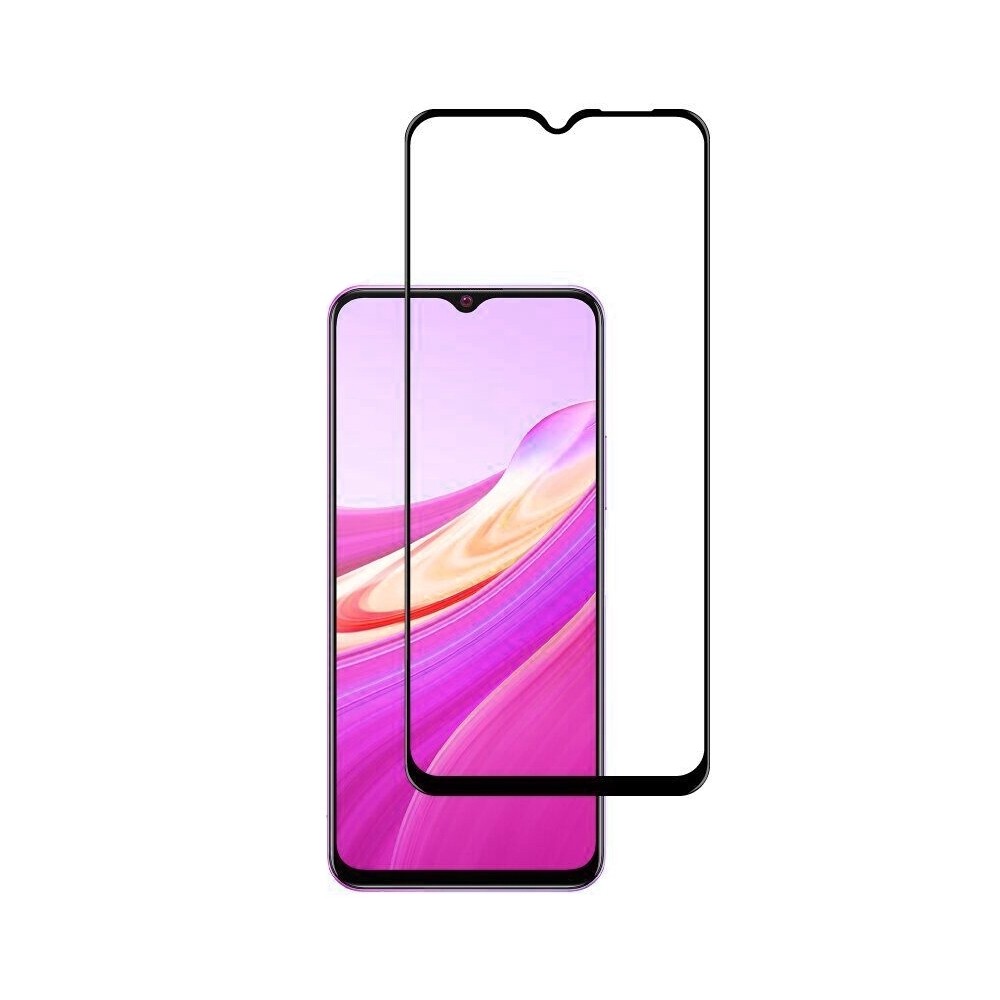 Захисне скло  Full Glue для Vivo Y31 з чорною рамкою-0
