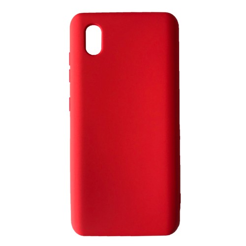 Silicone Cover Full Camera without Logo (A) для ZTE Blade A3 2020 (Rose red)-0