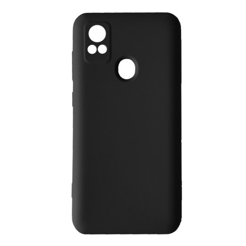 Silicone Cover Full Camera without Logo (A) для ZTE Blade A31  (Black)-0