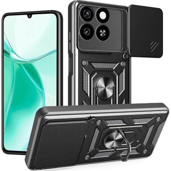 Накладка Camshield Serge Ring для ZTE A35/ A55 чорна-0