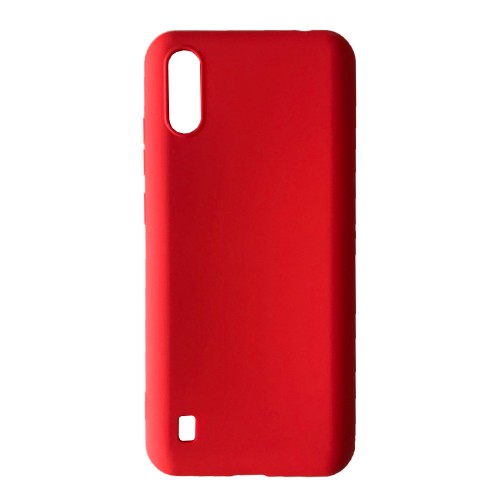 Silicone Cover without Logo (A) для ZTE Blade A5 2020 (Rose red)-0