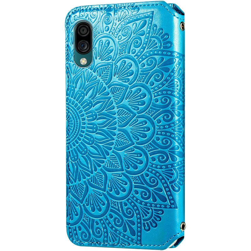 Книжка GETMAN Mandala для ZTE Blade A5 (2020) синя-1