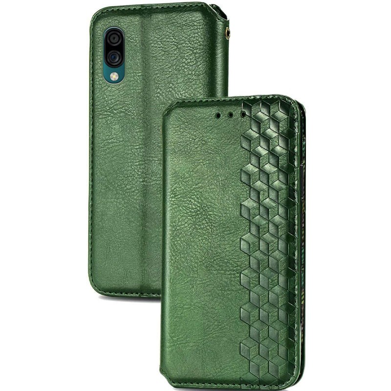Книжка GETMAN Cubic для ZTE Blade A5 2020/A51 Lite зелена-1