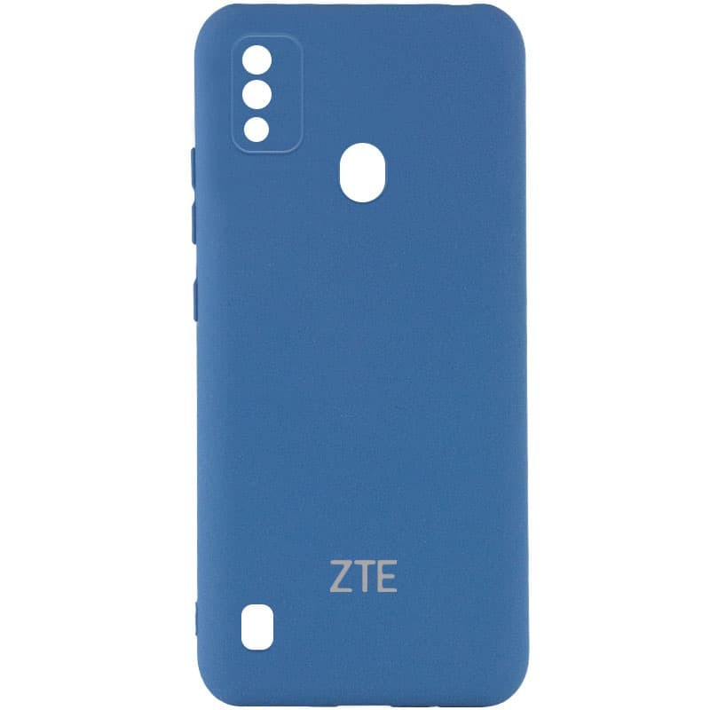 Silicone Cover My Color Full Camera (A) для ZTE A51 (Navy blue)-0