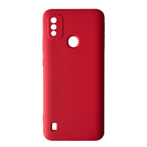 Silicone Cover Full Camera without Logo (A) для ZTE Blade A51 (Rose red)-0